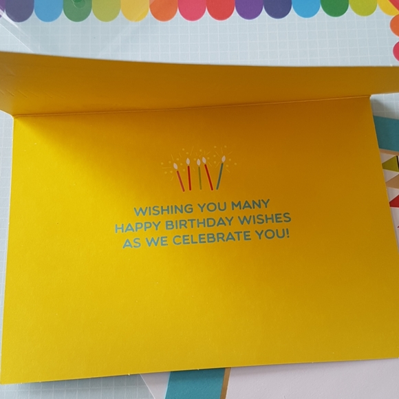 2 pcs C R Gibson Luxury Card Happy Birthday (1 Card with envelopel - Picture 16 of 16